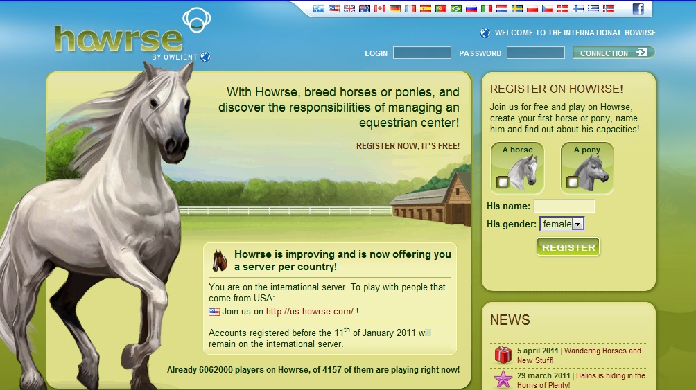 Virtual Horse Games Like Howrse For Other Animals
