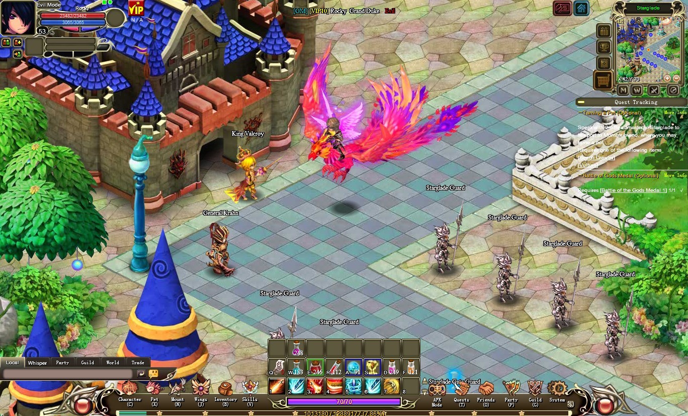 GodsWar: Best 3D MMO RPG Browser Game