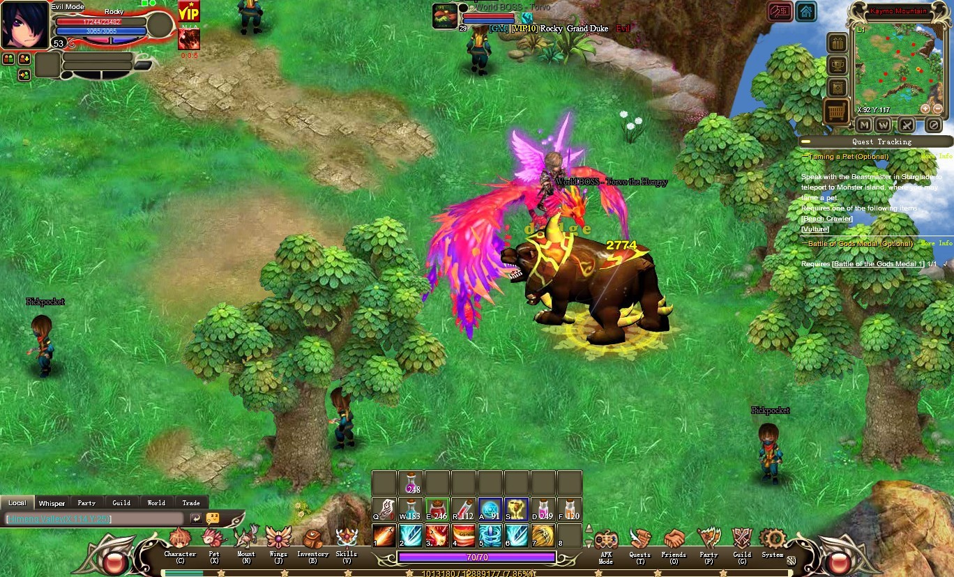 Online Browser Game Reviews: Wings of Destiny - Online Browser-Based MMORPG  Game Review