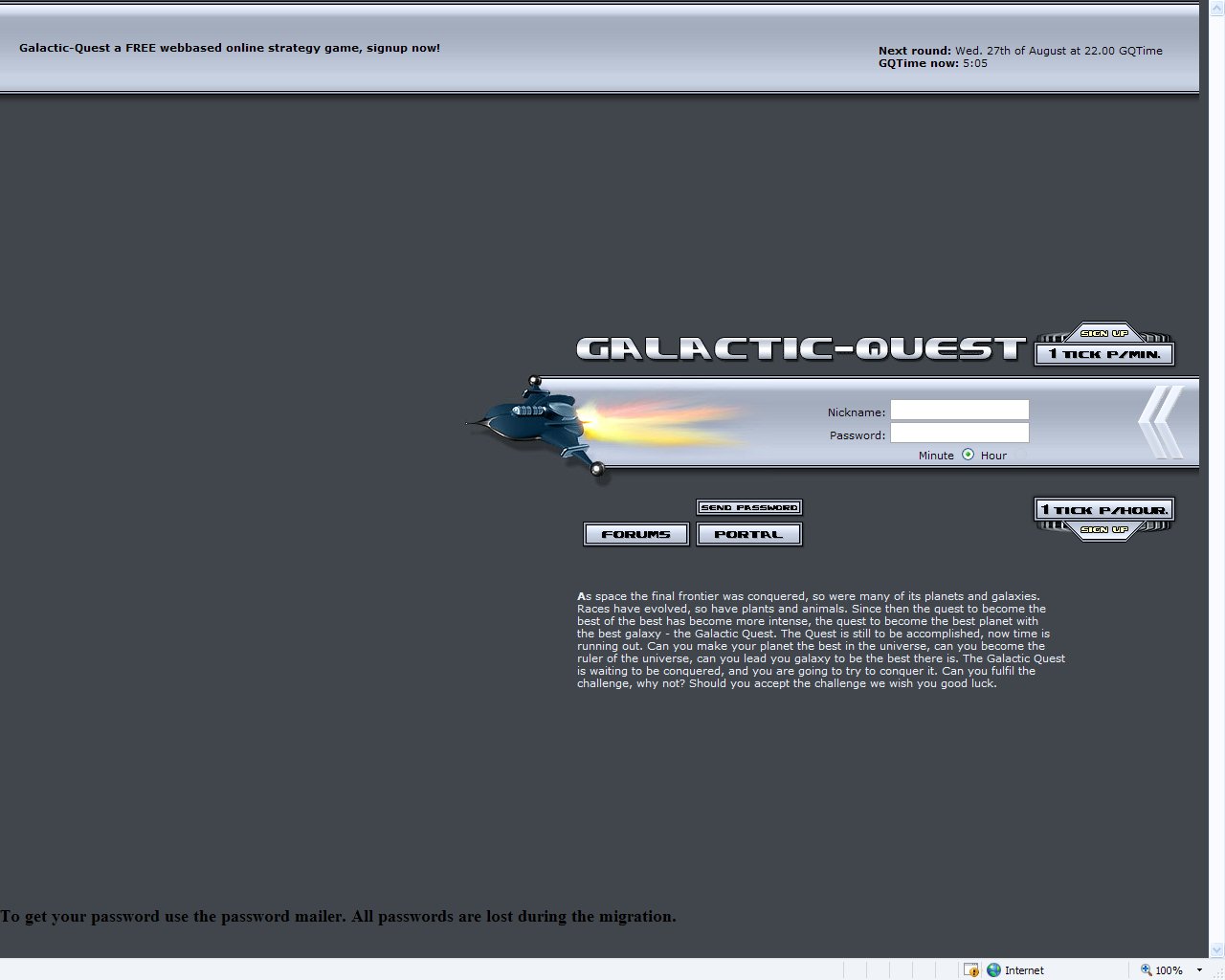 Galactic Quest : Online Games Review Directory