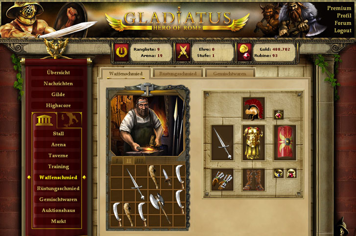 Gladiatus : Games Review