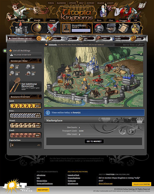 Utopia : Online Games Review Directory