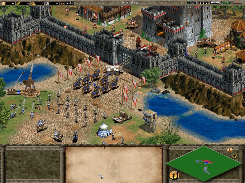 Le jeu de stratégie Age of Empires II, puiné à succès